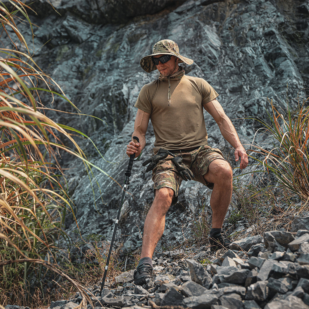 EMERSONGEAR BlueLabel Frillnecks Hat Detachable Face Mask Back Panel Cap