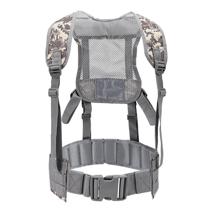 SINAIRSOFT Tactical Waist Belt MOLLE  Harness Shoulder Battle Belt Chest Rig