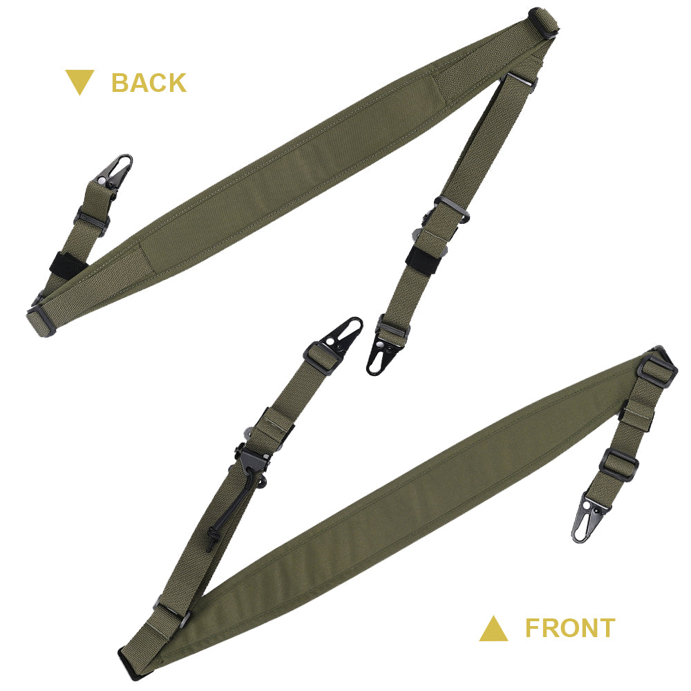 SINAIRSOFT Tactical Rifle Sling 2 Two Point Modular Padded Quick Pull Tab Sling