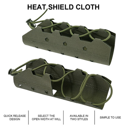 SINAIRSOFT Tactical Airsoft Handguard Cover Cloth Protective Cloth Rail Heat Shield Wrap