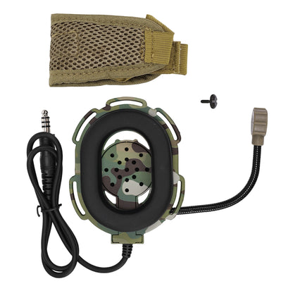 SINAIRSOFT Z TAC Tactical Bowman EVO III Doulbe Side Headset L/R Dual Side MIC Config