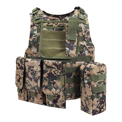 SINAIRSOFT Tactical Vest Molle Combat Assault Plate Carrier for Paintball