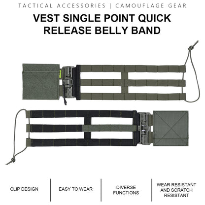 EMERSONGEAR Quick Release Buckle 3-Band Skeletal Cummerbund for JPC Tactical Vest