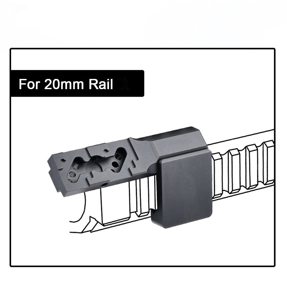 SINAIRSOFT Metal Tactical Flashlight Side Extension Bracket Base