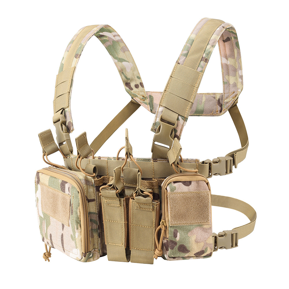 SINAIRSOFT Airsoft Tactical Chest Rig Vest Equipment Magazine Pouch