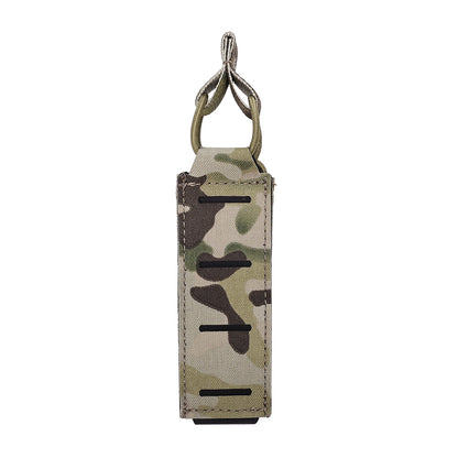 SINAIRSOFT Tactical Molle Pistol 9mm Single Magazine Pouch Flashlight