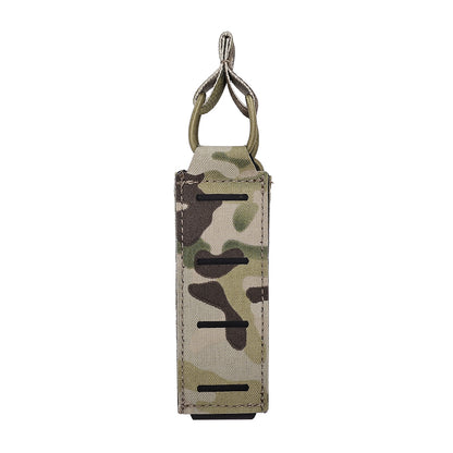 SINAIRSOFT Tactical Molle Pistol 9mm Single Magazine Pouch Flashlight
