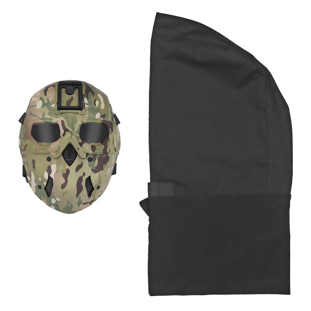 SINAIRSOFT Full Face Tactical Breathable W/ Headgear Mask