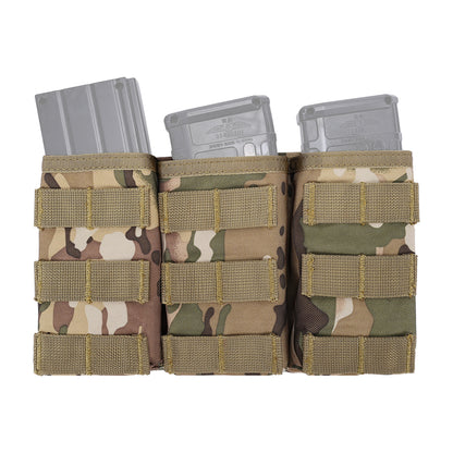 SINAIRSOFT Tactical Molle Triple Magazine Pouch 5.56 7.62 Rifle Mag Holder Airsoft