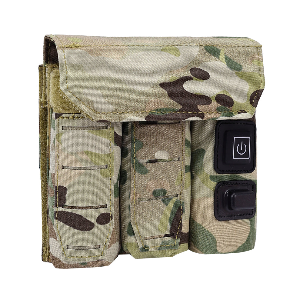 SINAIRSOFT Tactical Molle 9mm Magazine Mag Pouch Pistol USB Power Thermostat