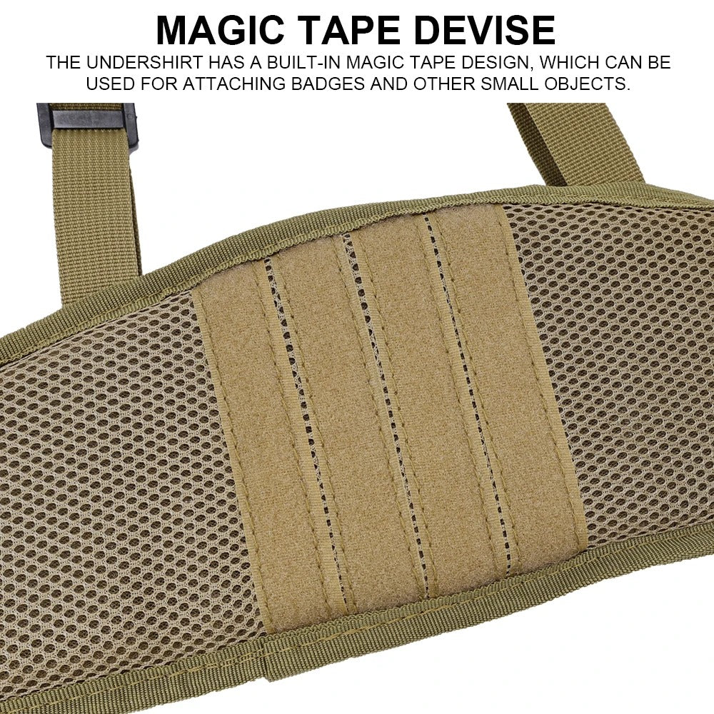 SINAIRSOFT Tactical Molle Waist Padded Belt w/ Suspender Combat Hunting Belts