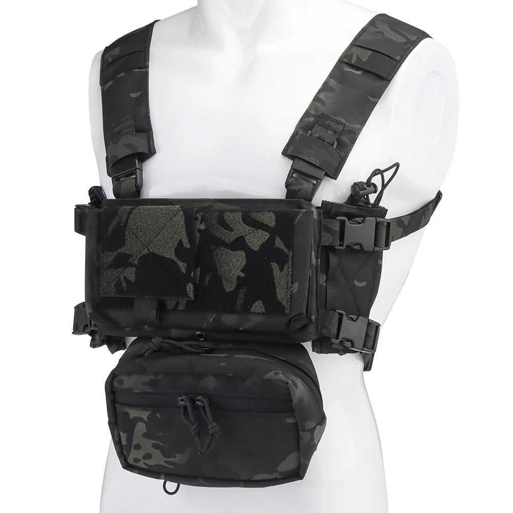 SINAIRSOFT Tactical MK4 Chest Rig Micro Fight Chassis Half Flap Vest