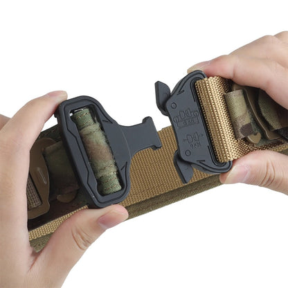 SINAIRSOFT Men's Tactical Soft Belt for Hunting Sports Combat Training