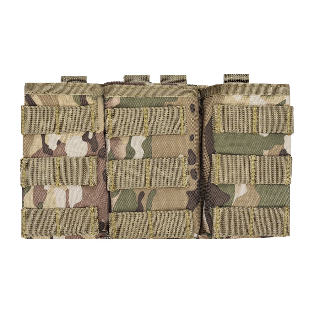 SINAIRSOFT Tactical Molle Triple Magazine Pouch 5.56 7.62 Rifle Mag Holder Airsoft