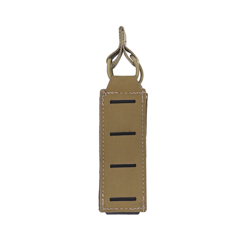 SINAIRSOFT Tactical Molle Pistol 9mm Single Magazine Pouch Flashlight