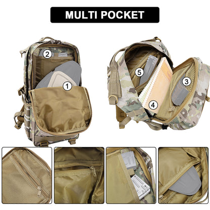 SINAIRSOFT 30L Tactical Backpack Outdoor Hiking Camping Rucksack Trekking Travel Molle Bags