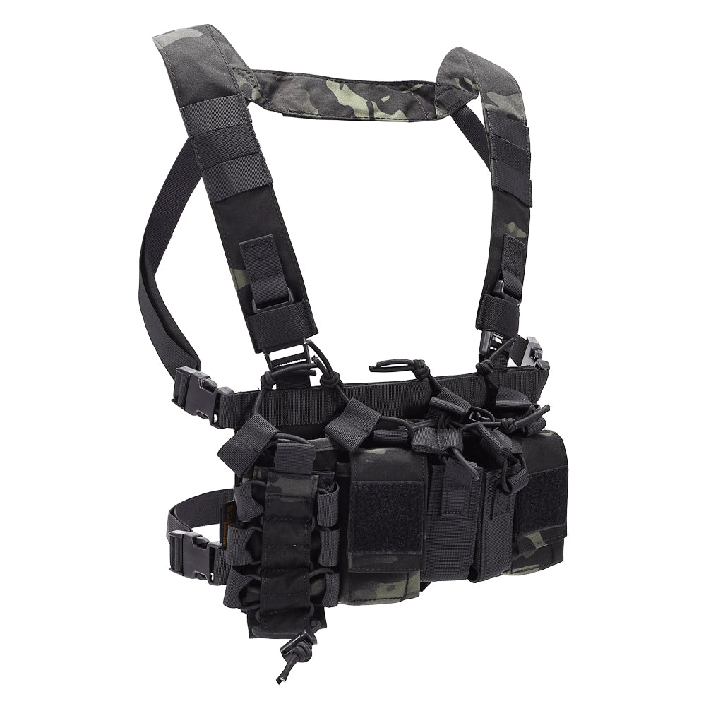 SINAIRSOFT Tactical Chest Rig Vest Harness Magazine Pouch Recon Harness