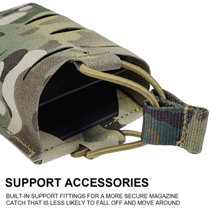 SINAIRSOFT 5.56 M4 Single Magazine Pouch Built-in MGA Support Frame Quick