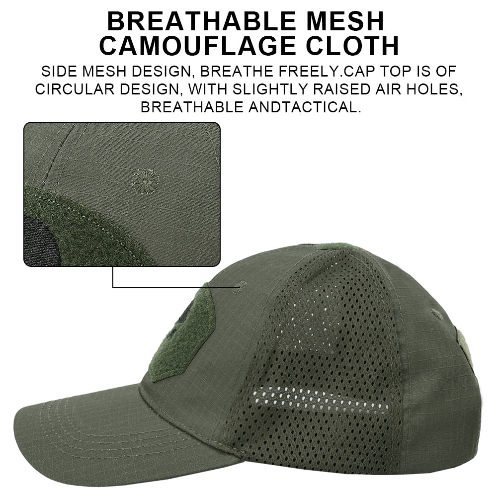 SINAIRSOFT Tactical Hats Outdoor Camping Climbing Mesh baseball Cap