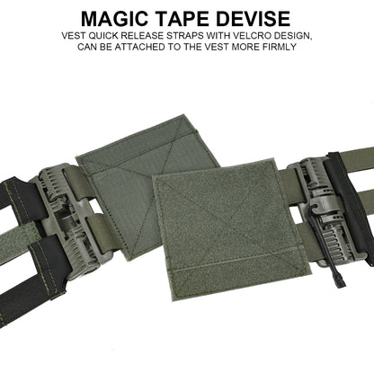 EMERSONGEAR Quick Release Buckle 3-Band Skeletal Cummerbund for JPC Tactical Vest