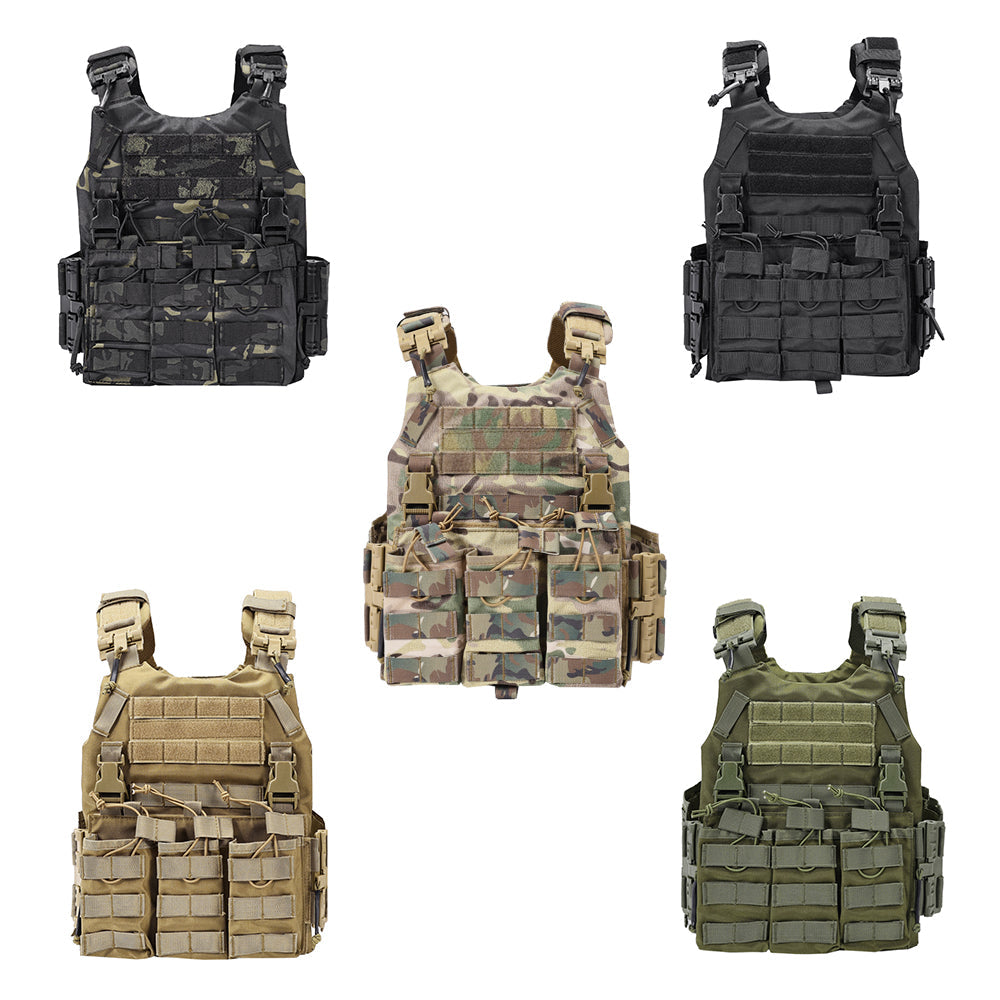 SINAIRSOFT Tactical Quick Release Vest Lightweight Utility Molle