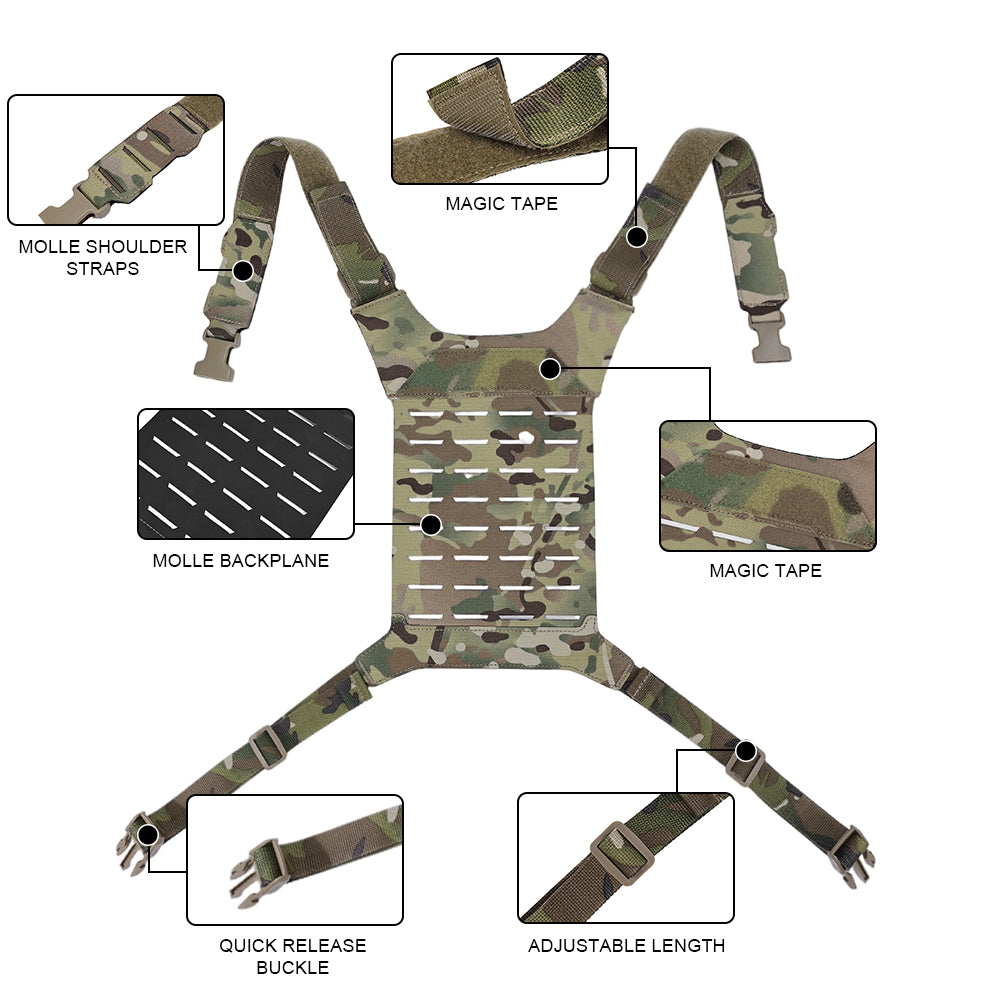 SINAIRSOFT Tactical D3 SS MK Chest Rig Hunting Airsoft MOLLE Vest Strap