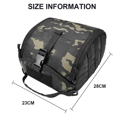 SINAIRSOFT Tactical Helmet Bag Molle Handbag Carrier Protective Case