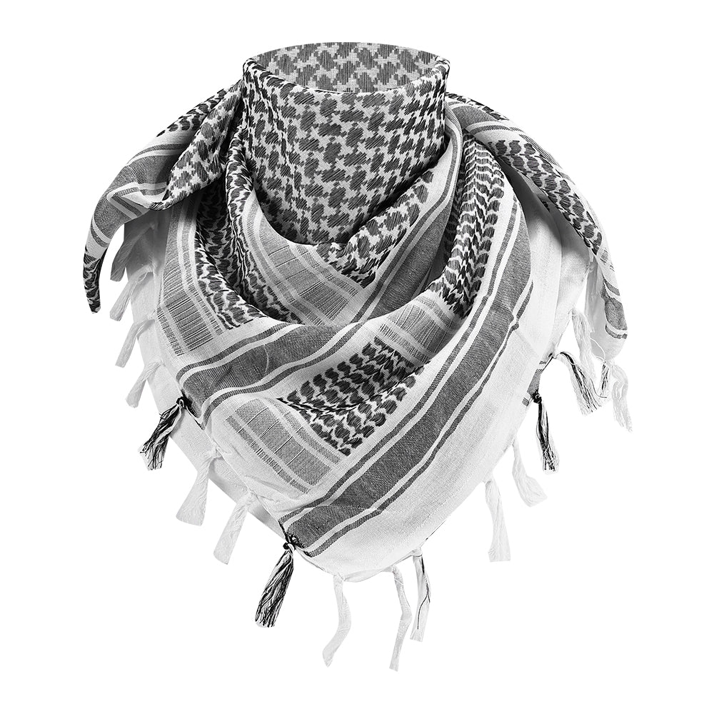 SINAIRSOFT 100% Cotton Shemagh Scarf Arab Tactical Desert Keffiyeh Head Wrap