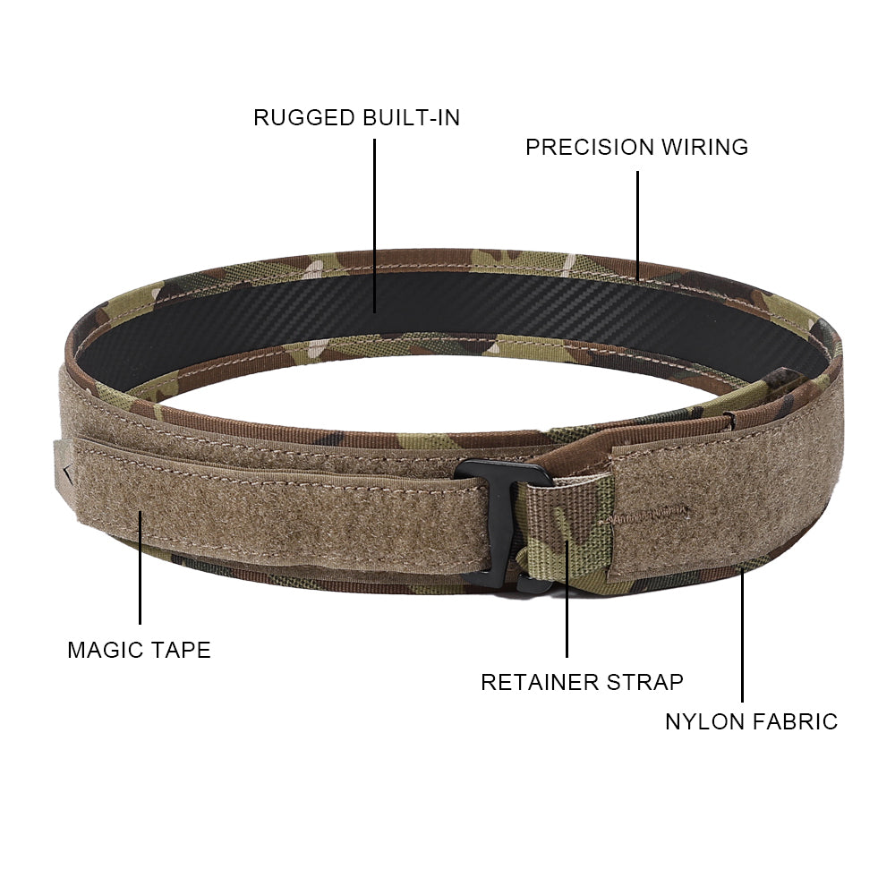 SINAIRSOFT Tactical ULB Inner Belts Commuting Belt Waist Strap Waistband Combat Airsoft