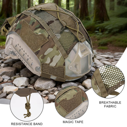 SINAIRSOFT Tactical Helmet Cover For FAST Helmet NVG Battery Pouch