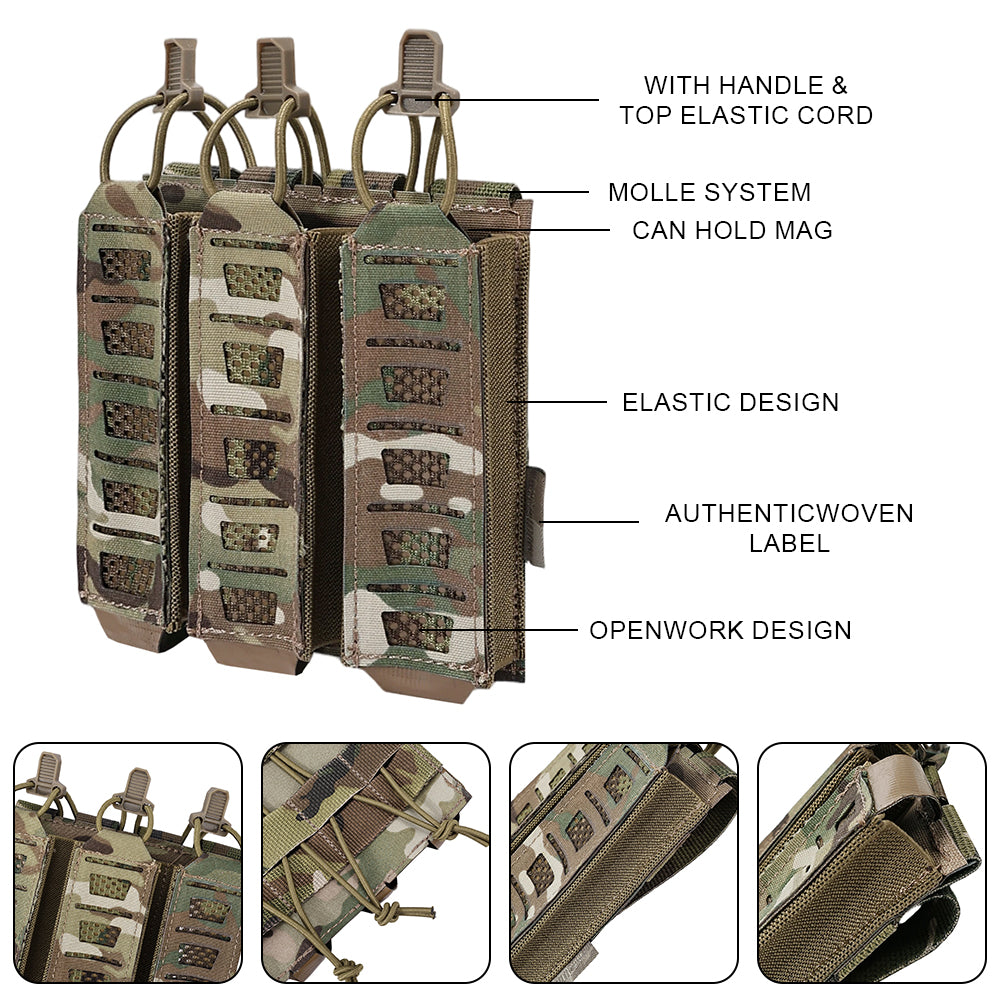 SINAIRSOFT Tactical MP5 MP7 Magazine Pouch Belt Mag Holder Molle Pouch