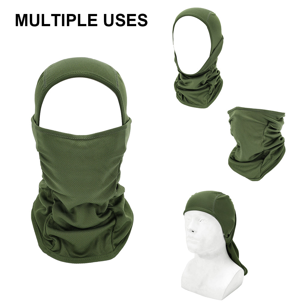 SINAIRSOFT Full Face Quick-dry Tactical Balaclava Breathe Dustproof Hood Hat