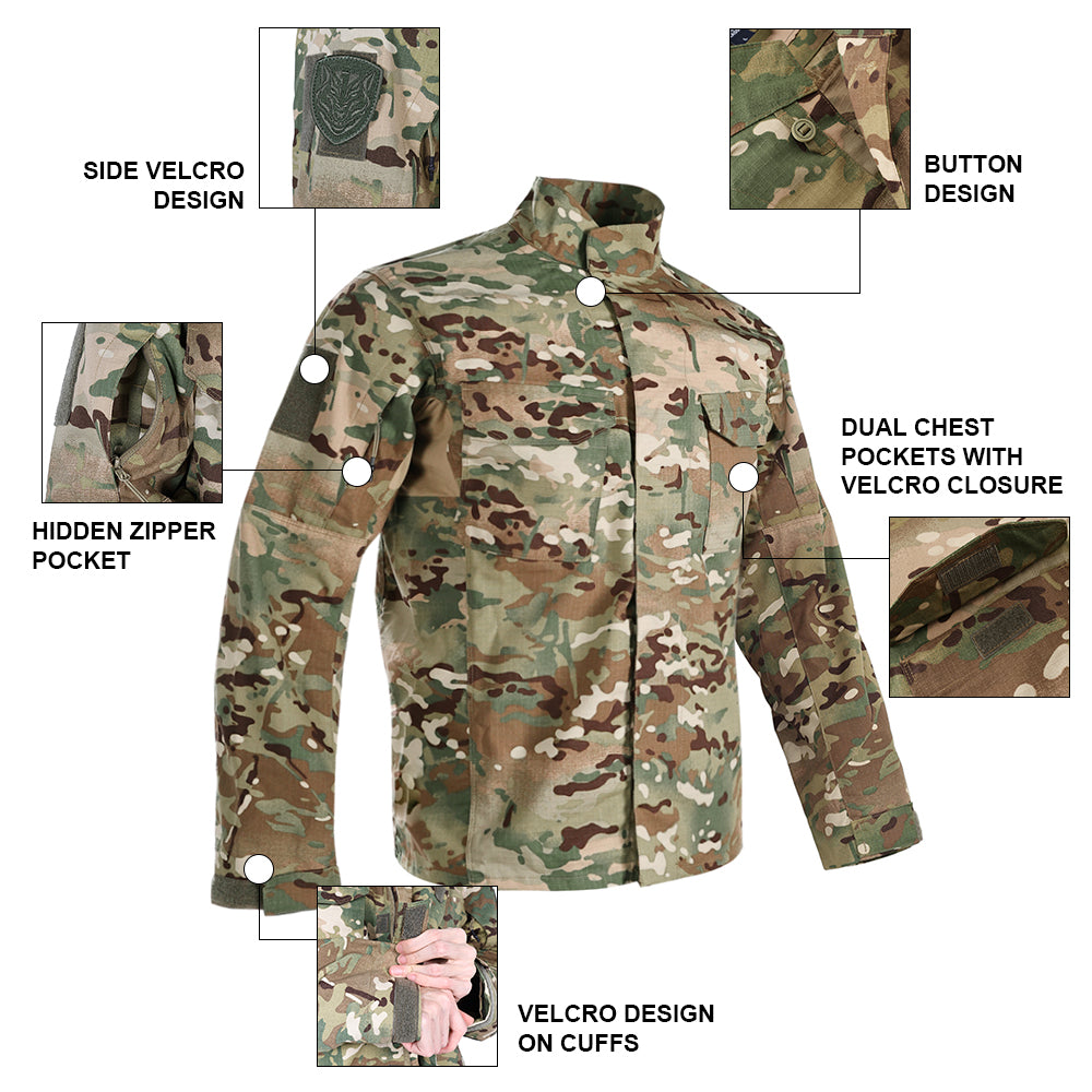 SINAIRSOFT Tactical MC Multi Terrain Training Long Sleeve Jacket