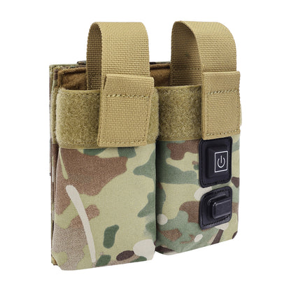 SINAIRSOFT Molle Tactical M4 Double Magazine Pouch Warmer Function Holster