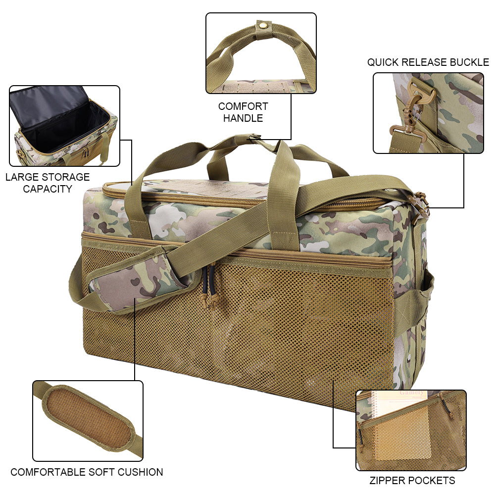 SINAIRSOFT Tactical Large Backpack Single Shoulder Bag Foldable