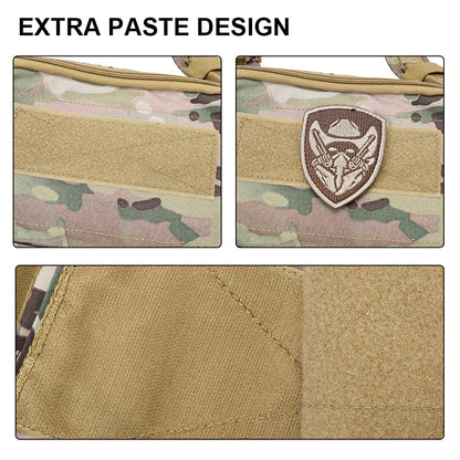 SINAIRSOFT Tactical Chest Rig Vest CRM Harness M4 5.56 Magazine Insert Flatback
