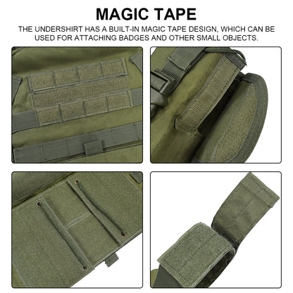 SINAIRSOFT Tactical Vest Plate Carrier Molle Airsoft Combat Assault Gear w/ Pouch