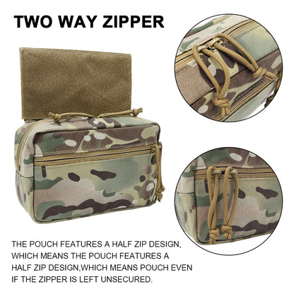 SINAIRSOFT Tactical Drop Pouch Front Sub Abdominal Carrying Kit Bag for Tactical Chest Rig