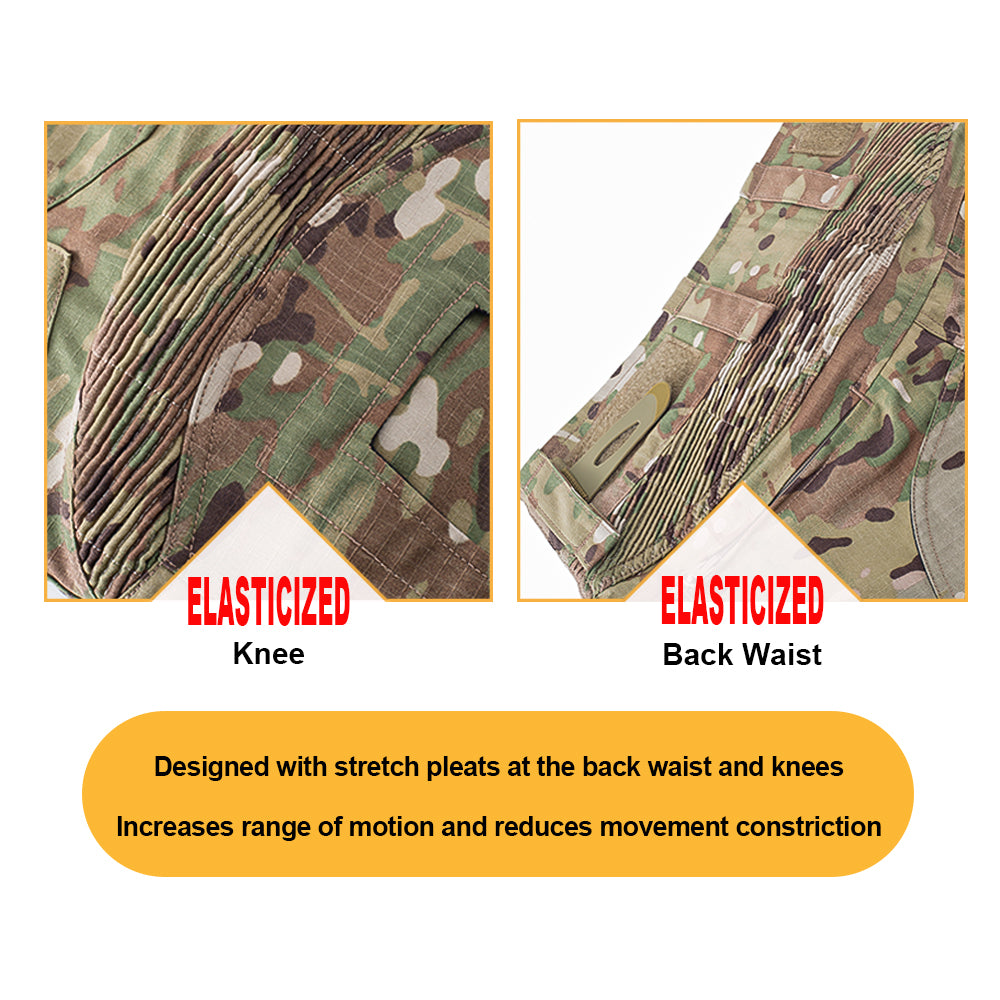 SINAIRSOFT Tactical G3 Combat Pants With Knee Pad Airsoft Trousers