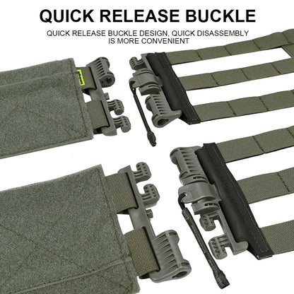EMERSONGEAR Quick Release Buckle 3-Band Skeletal Cummerbund for JPC Tactical Vest