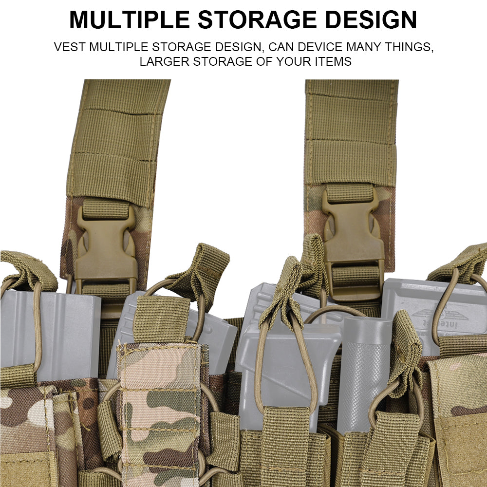 SINAIRSOFT Tactical D3CR Chest Rig Harness Assault Plate Carrier Front Mission Panel Vest