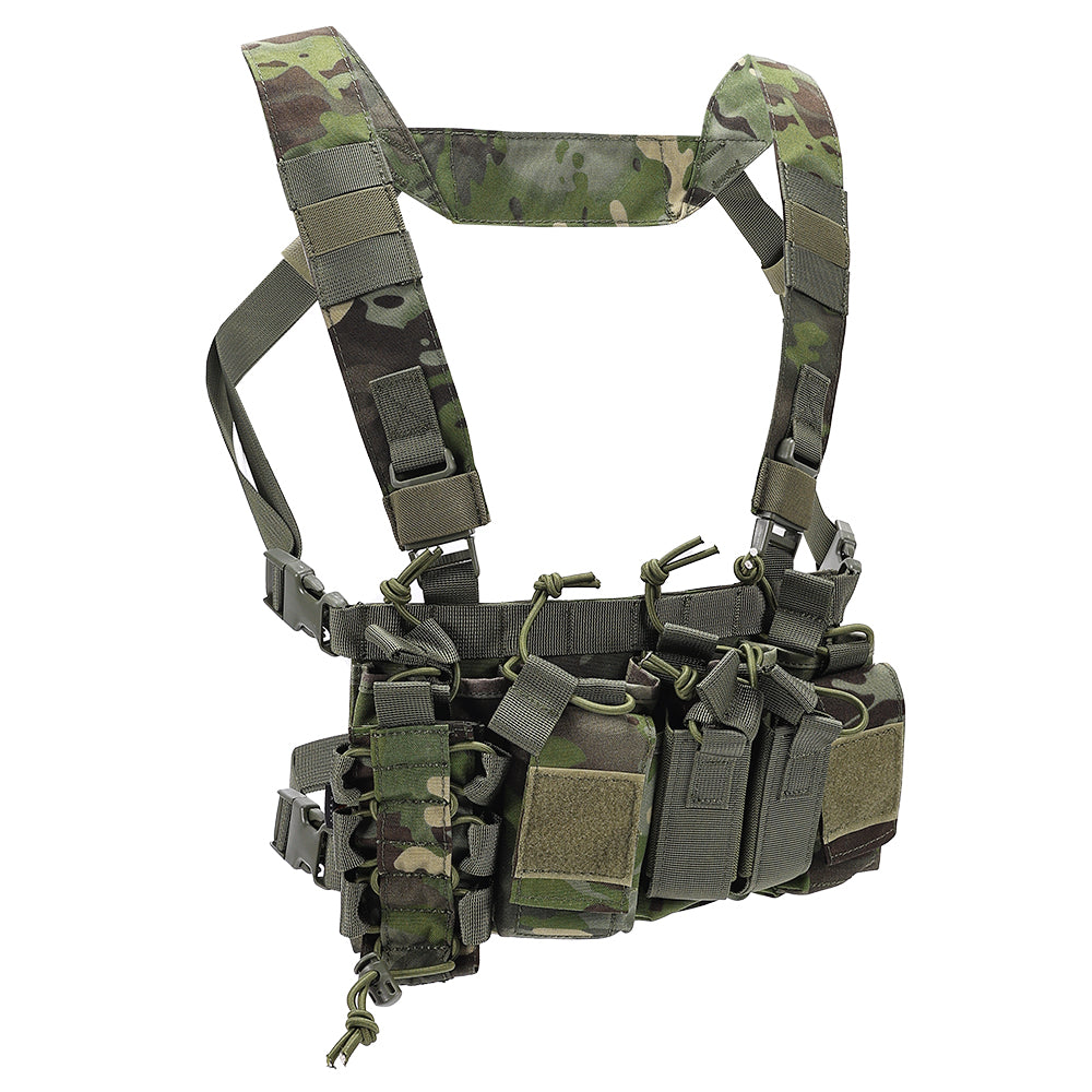 SINAIRSOFT Tactical Chest Rig Vest Harness Magazine Pouch Recon Harness