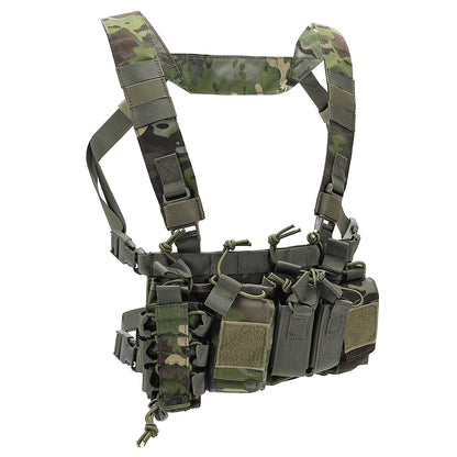 SINAIRSOFT Tactical Chest Rig Vest Harness Magazine Pouch Recon Harness