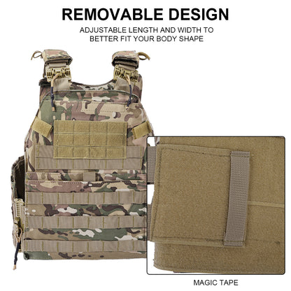 SINAIRSOFT Modular Tactical Training Combat Vest Plate Carrier Body