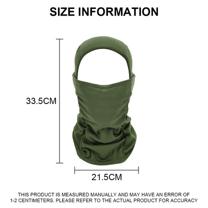 SINAIRSOFT Full Face Quick-dry Tactical Balaclava Breathe Dustproof Hood Hat