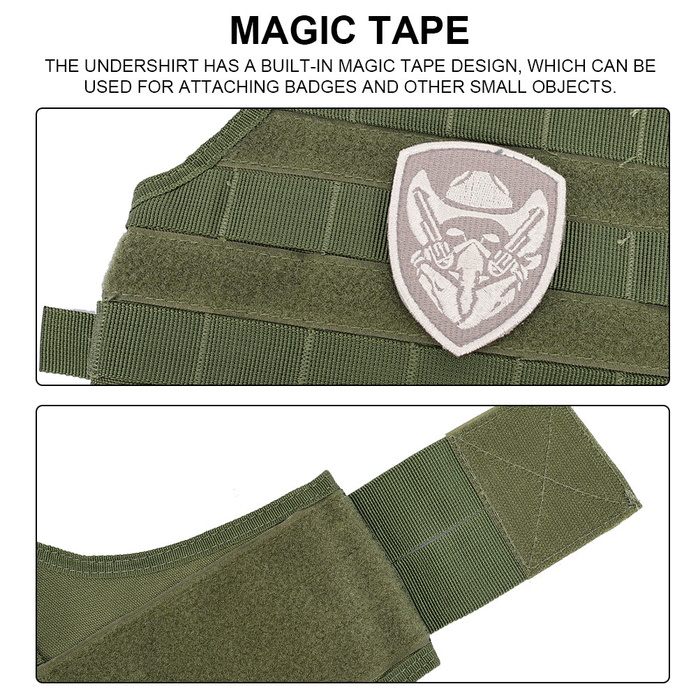 SINAIRSOFT Tactical Vest Combat Hunting Molle Paintball Jacket Vest Plate