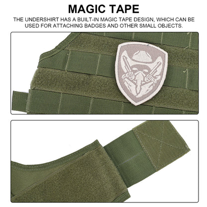 SINAIRSOFT Tactical Vest Combat Hunting Molle Paintball Jacket Vest Plate