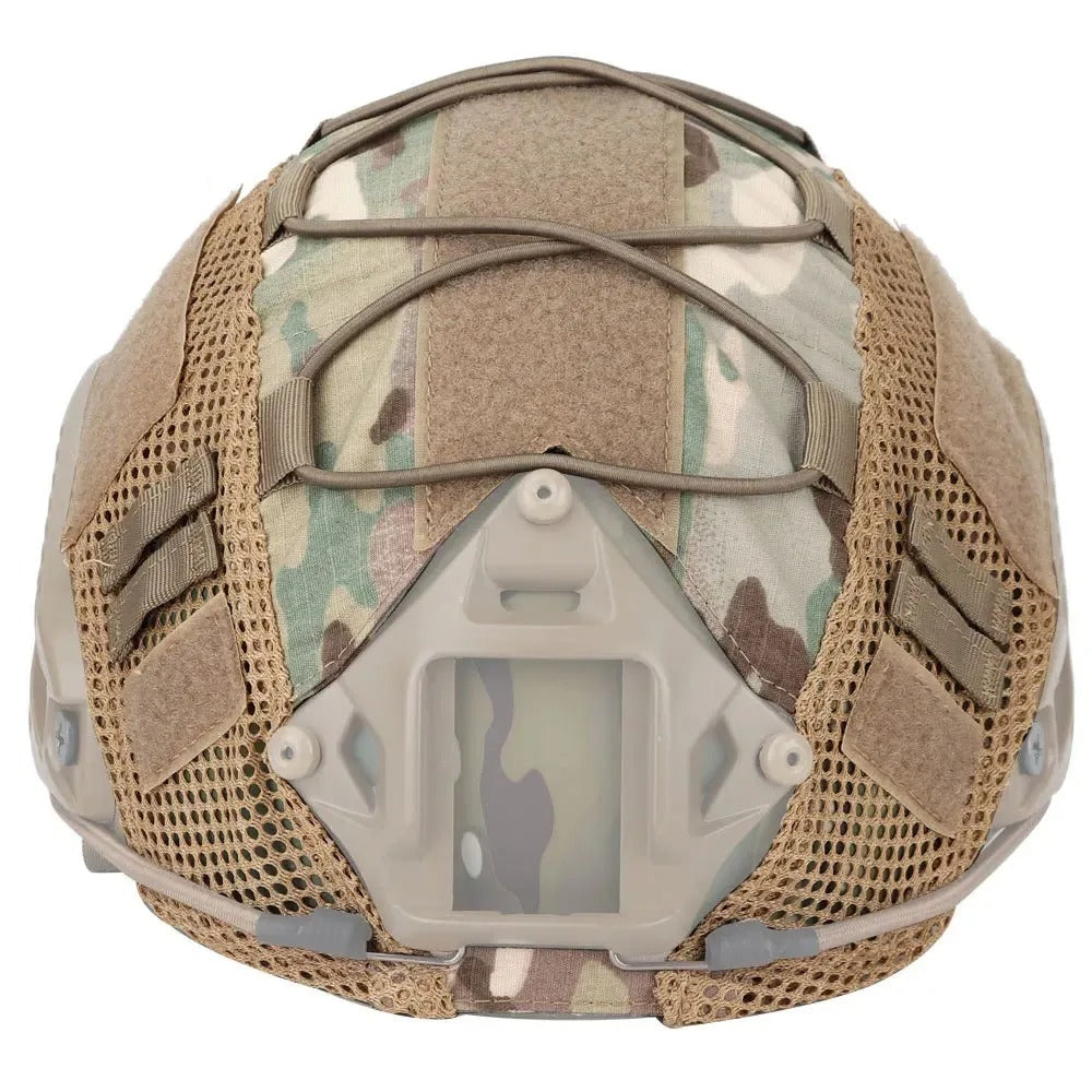 SINAIRSOFT Tactical Helmet Cover W/ mesh for Airsoft Hunting Fast Helmet Headwear