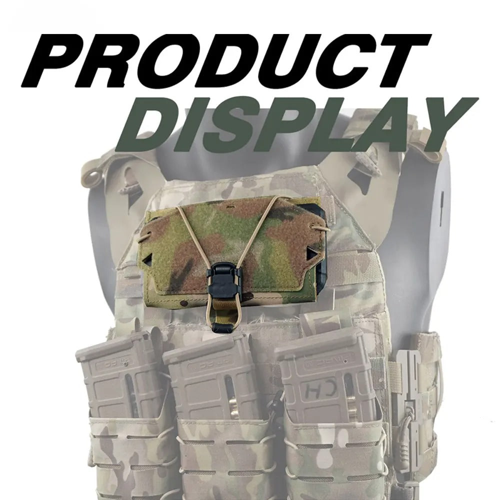 SINAIRSOFT Molle Elastic Rope Phone Holder Case Panel
