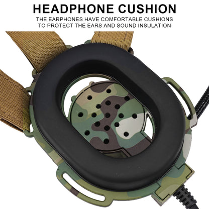 SINAIRSOFT Z TAC Tactical Bowman EVO III Doulbe Side Headset L/R Dual Side MIC Config